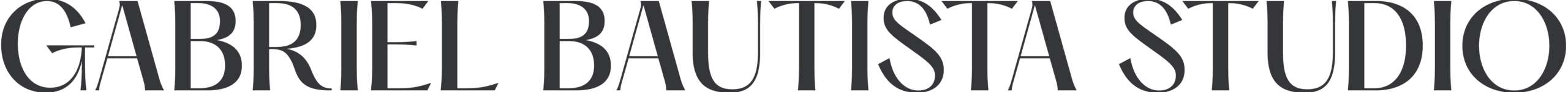 LOGO GABRIEL BAUTISTA STUDIO